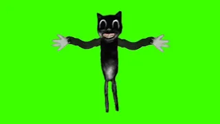 Cartoon Cat Jumpscare V2 Trevor Henderson green screen free to use