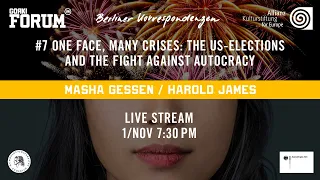 Berliner Korrespondenzen#7 digital: One face, many crises with Masha Gessen & Harold James