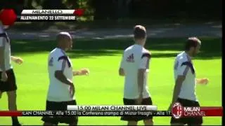 Milanello Allenamento 22-09-2014