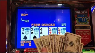 $1000 JACKPOT! Video Poker Coins! El Cortez Vegas!