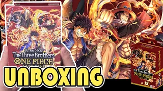 One Piece TCG Starter Deck 13 Ultra Deck The Three Brothers ST-13  Unboxing