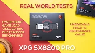 NVME Tested in Real World Performance featuring XPG SX8200 Pro 512GB