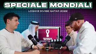 I MONDIALI PEGGIORI DI SEMPRE? - Commentiamo TUTTI i loghi e le divise di Qatar 2022 | Modì