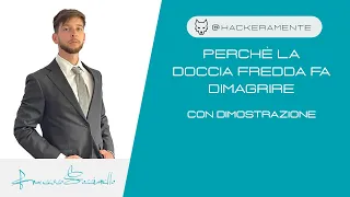 Perché la doccia fredda fa dimagrire - Con dimostrazione sul come farla