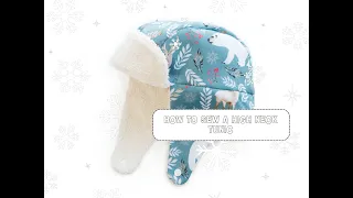 How to sew a trapper hat - madebymepatterns.com