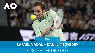 Rafael Nadal v Daniil Medvedev 1st Set Highlights (F) | Australian Open 2022