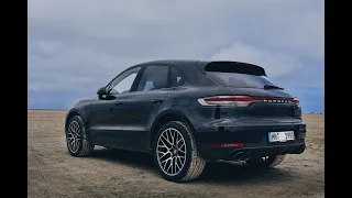 Driving Porsche Macan S across North Sea coast | Dunes, Lamborghini Aventador, Sheep and Seagulls