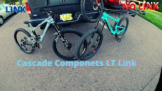 Cascade Componets Bronson LT Link 1st ride after insall WOW!