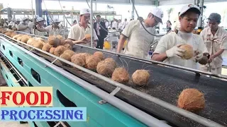 Amazing COCONUT Processing in Factory ★ Coconut Oil, Milk & Water ★ Awesome Food Processing Machines