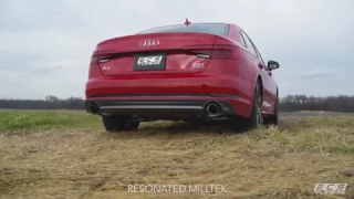 Audi B9 A4 Milltek Exhaust | Stock vs. Resonated vs. Non-Resonated
