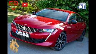 Peugeot 508 GT Line Kamera 180 2018 Liftback i-Cocpit 135 tys km