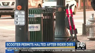 Mayor halts Atlanta scooter permits after fatal accident