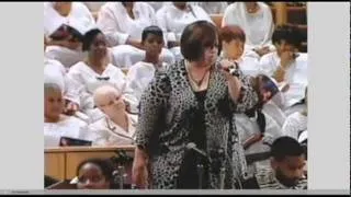 Angela Hunt sings "What a Blessing" at Delois Barrett Campbell's Homegoing Service