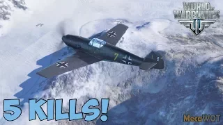 World of Warplanes | Messerschmitt Bf 109 E Emil | 5 KILLS - Replay Gameplay 1080p 60 fps