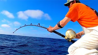 Hooked A WAHOO On A Jig (Commercial Amberjack Fishing)