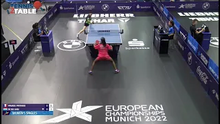 Pavade Prithika (FRA) vs "Mamie Ping-Pong" Ni Xia Lian (LUX) - 1/16ème Championnats d'Europe 2022