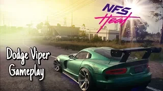 Nfs Heat - Dodge Viper Police chase gameplay