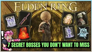 Elden Ring - 7 INCREDIBLE Optional Bosses You Don't Want to Miss - Hidden Weapons & Armor Location!