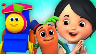 Wow Wow Verduras | canciones infantiles en español | Bob The Train Shorts | Wow Wow Veggies