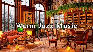 Cozy Coffee Shop Ambience & Warm Jazz Music☕Relaxing Jazz Instrumental Music for Work, Study, Unwind