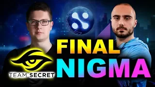 NIGMA vs SECRET - GRAND FINAL - WEPLAY! MAD MOON DOTA 2