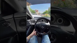 Mercedes Benz CLS W219 Interior POV #driving #shorts #w219