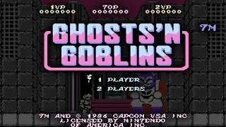 Ghosts N' Goblins - NES - No Commentary Playthrough