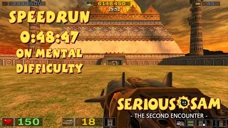 Serious Sam: The Second Encounter - SpeedRun - 0:48:47 (Mental Difficulty)