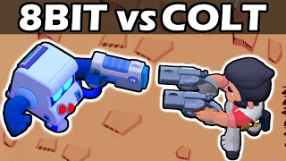 8 BIT vs  COLT | 1 VS 1 | Brawl Stars