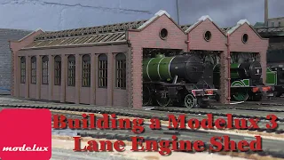 Modelux 3 lane Victorian Engine Shed