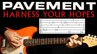 Pavement Harness Your Hopes Guitar Tab Lesson / Tabs Cover