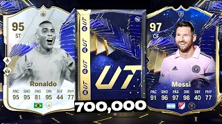 TOTY & 2x TOTY ICONS PACKED! 30x 700K EPIC TOTY PACKS & 83+ x100 PACKS! #EAFC24