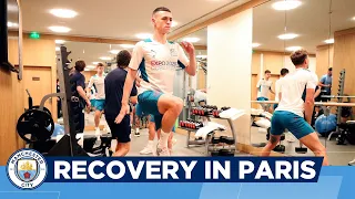 Behind the scenes in the Gym! | Man City Training post PSG