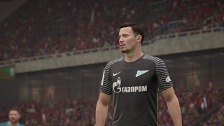 16 тур РФПЛ 2017/18 Рубин - Зенит Матчи онлайн по версии FIFA 17