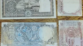 Different types of 10 RUPEES Notes collection 😀😁😁| Vansh Mahajan Collection 😄|#trending #viral #rare