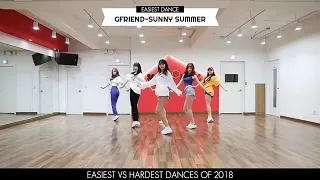 EASIEST VS HARDEST KPOP DANCES OF 2018