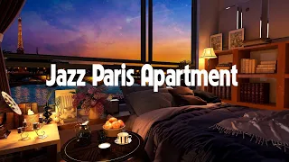 Relax In Cozy Apartment In Paris With Smooth Jazz Music | Instrumental Jazz Piano Music For Sleep