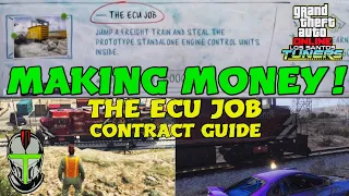 MAKING MONEY! THE ECU JOB CONTRACT GUIDE! The Los Santos Tuners DLC! GTA Online!