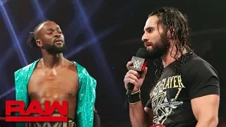 Kofi Kingston and Seth Rollins await Lesnar’s decision: Raw, May 27, 2019