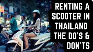 Renting a Scooter in Thailand 🇹🇭 Watch this Video First #moterbikes