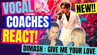 👽 NEW!! Dimash Reaction! Give Me Your Love, Vocal Coach Reacts [SUBS] Новая реакция Димаша