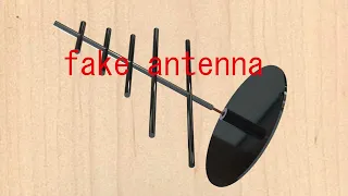 FAKE ANTENNA //How to make the most powerful antenna on earth for terrestrial broadcasting TNT