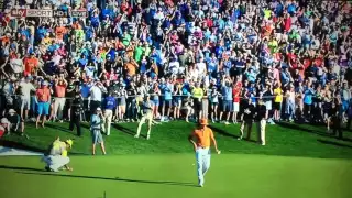 Waste Management Phoenix Open 2016 - PLAYOFF - Rickie Fowler and Hideki Matsuyama.