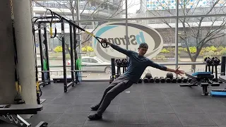 TRX SA Row with Rotation