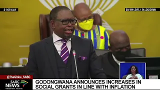 Budget 2022 | Godongwana announces increases in social grants in line with inflation