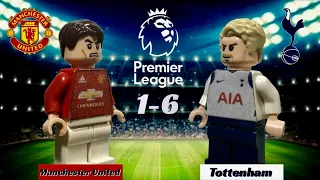 Manchester United 1-6 Tottenham | Highlights in LEGO