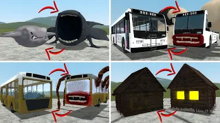 EVERYTHING TURNED INTO MONSTERS: BLOOP, BUS EATER BUILDER, BUS EATER VS ALL TREVOR HENDERSON In GMOD