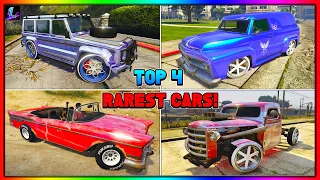 *SOLO* How To Get The Top 4 Rarest Cars In GTA 5 Online! (Rare Car Locations Guide)