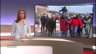 TV-Bericht zur eskalierten Corona-Demo in Linz, 2-12-2021