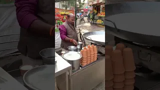 Roadside Kesar Badam Milk Making | Street Food